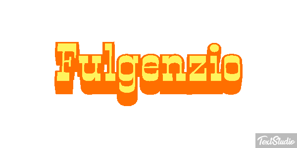Fulgenzio Text effect
