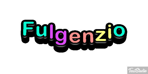 Fulgenzio Text effect