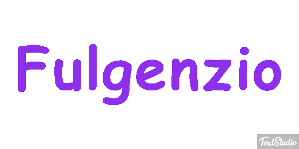 Fulgenzio Text effect
