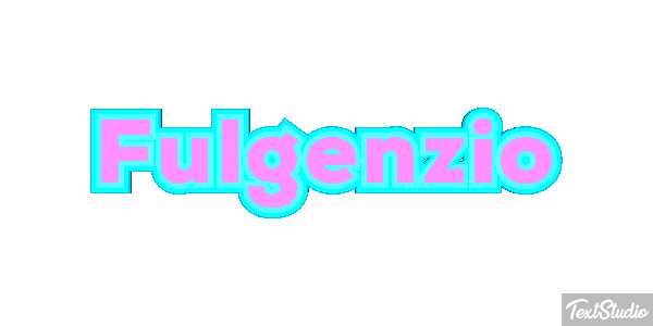 Fulgenzio Text effect