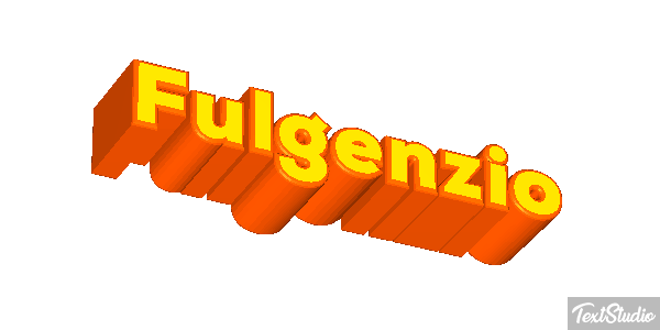 Fulgenzio Text effect