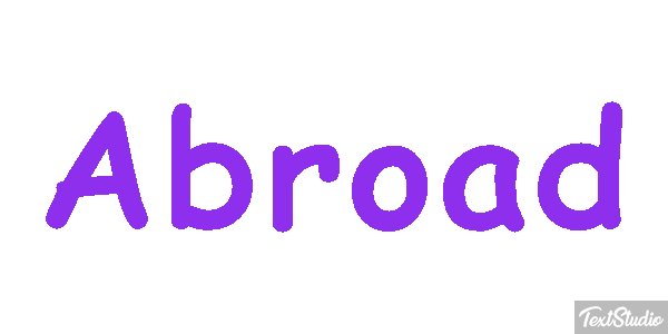 Abroad Text effect