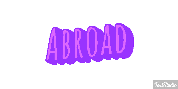 Abroad Text effect