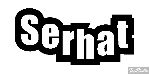 Serhat Текстовый эффект