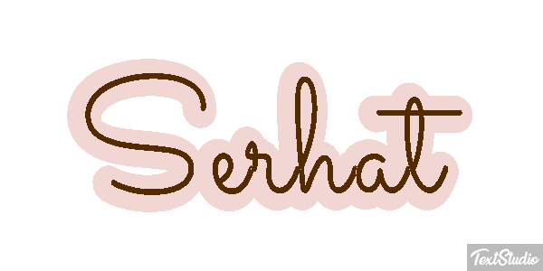 Serhat Текстовый эффект