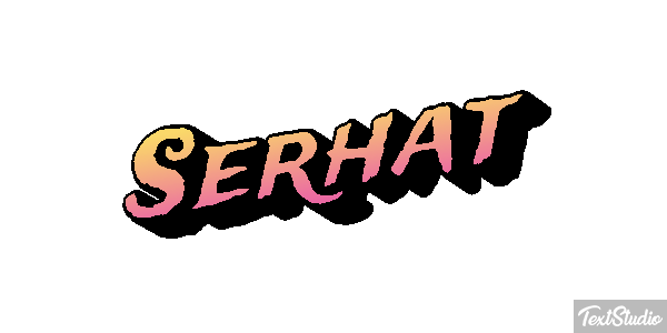 Serhat Текстовый эффект