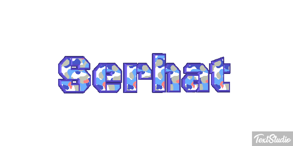 Serhat Текстовый эффект