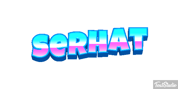 Serhat Текстовый эффект