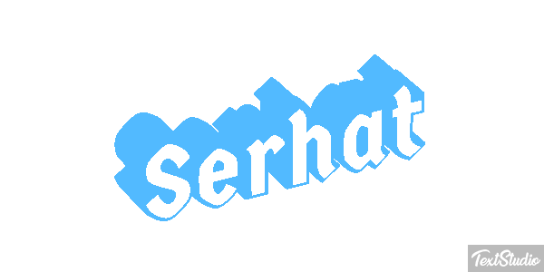 Serhat Текстовый эффект