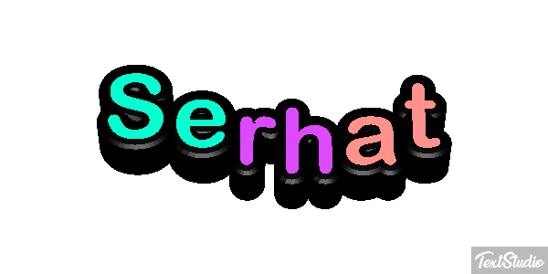 Serhat Текстовый эффект
