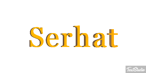 Serhat Текстовый эффект