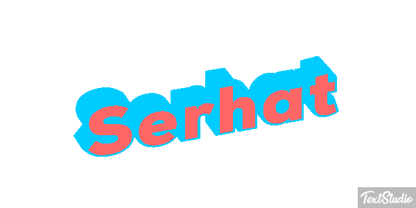 Serhat Текстовый эффект