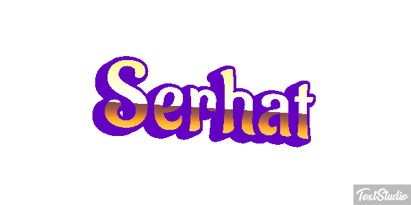 Serhat Текстовый эффект