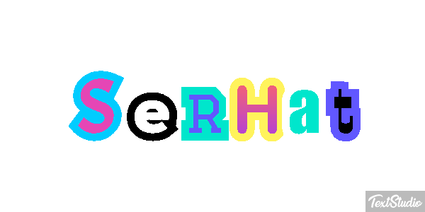 Serhat Текстовый эффект