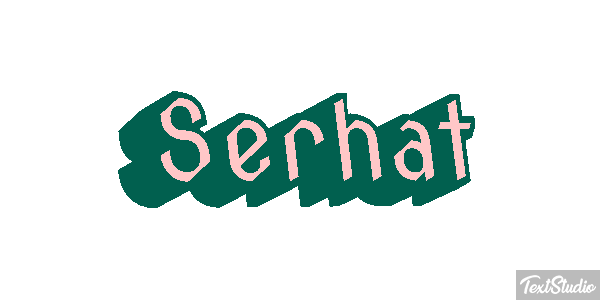 Serhat Текстовый эффект