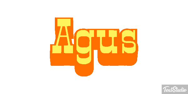 Agus Text effect