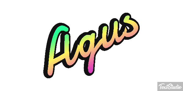 Agus Text effect