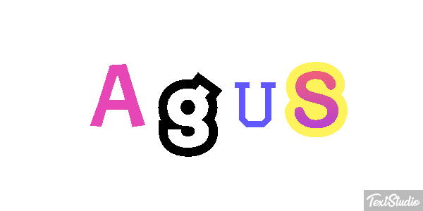 Agus Text effect