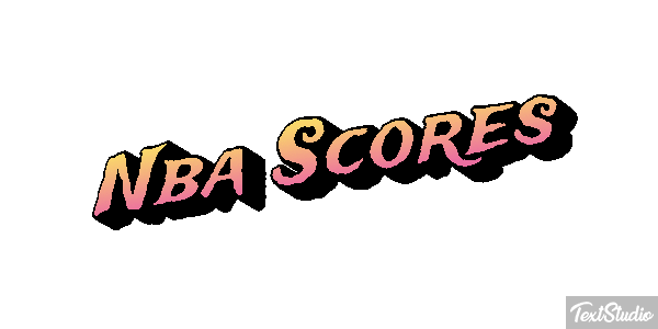 Nba Scores Effet de texte