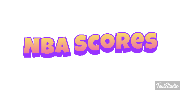 Nba Scores Effet de texte