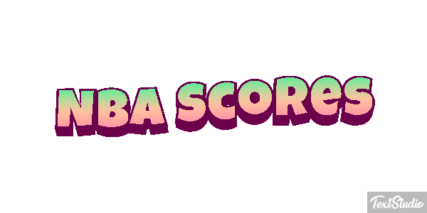 Nba Scores Effet de texte