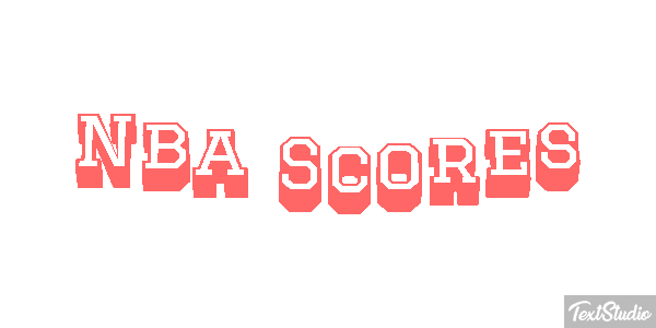 Nba Scores Effet de texte