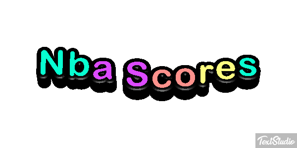 Nba Scores Effet de texte