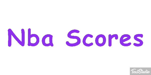 Nba Scores Effet de texte