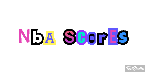 Nba Scores Effet de texte
