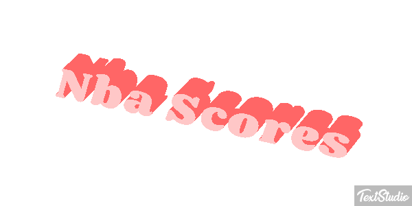 Nba Scores Effet de texte
