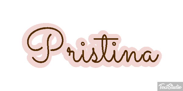 Pristina Effetto testo