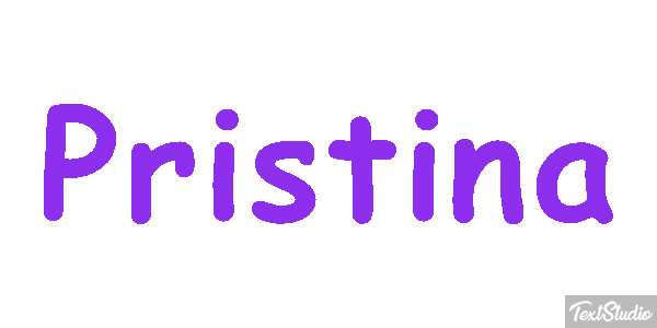 Pristina Effetto testo