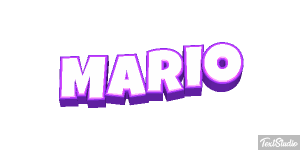 Mario Effetto testo