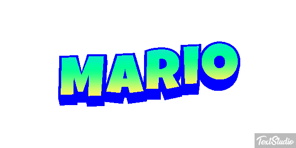 Mario Effetto testo