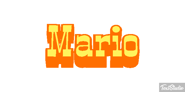 Mario Effetto testo