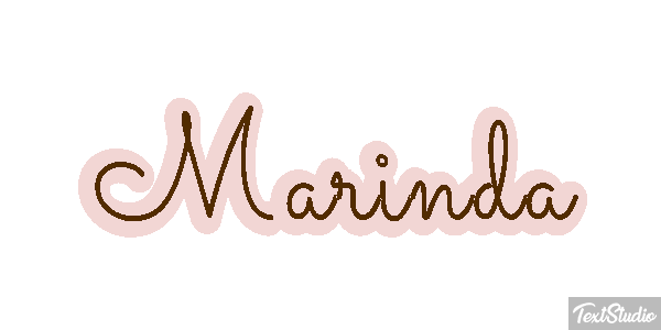 Marinda Text effect