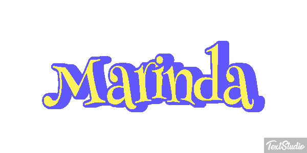 Marinda Text effect