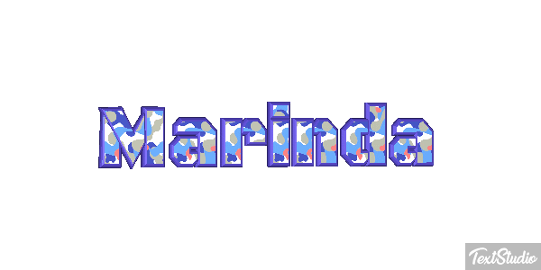 Marinda Text effect