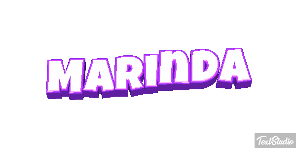 Marinda Text effect