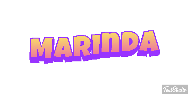 Marinda Text effect