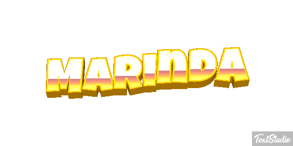 Marinda Text effect