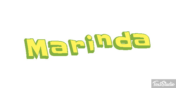 Marinda Text effect