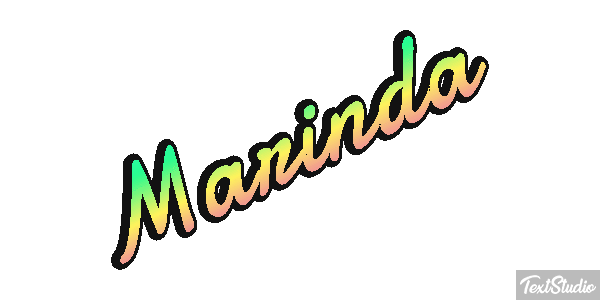 Marinda Text effect