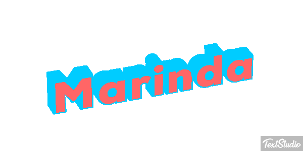 Marinda Text effect