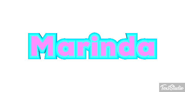 Marinda Text effect