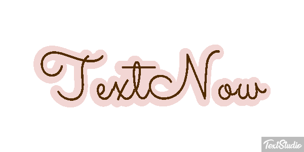 TextNow Text effect