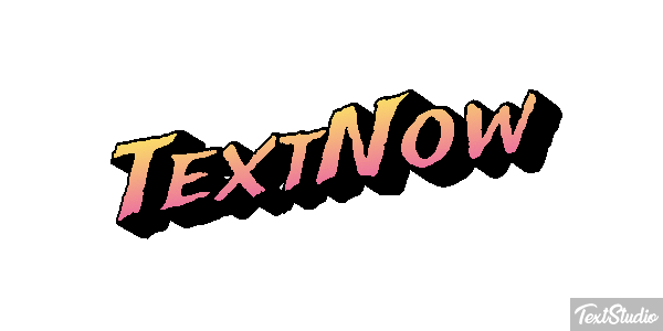 TextNow Text effect