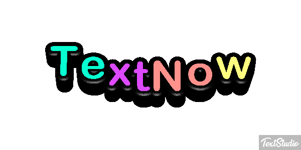 TextNow Text effect
