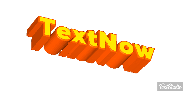 TextNow Text effect