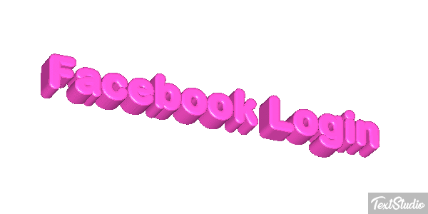 Facebook Login Efekt tekstowy